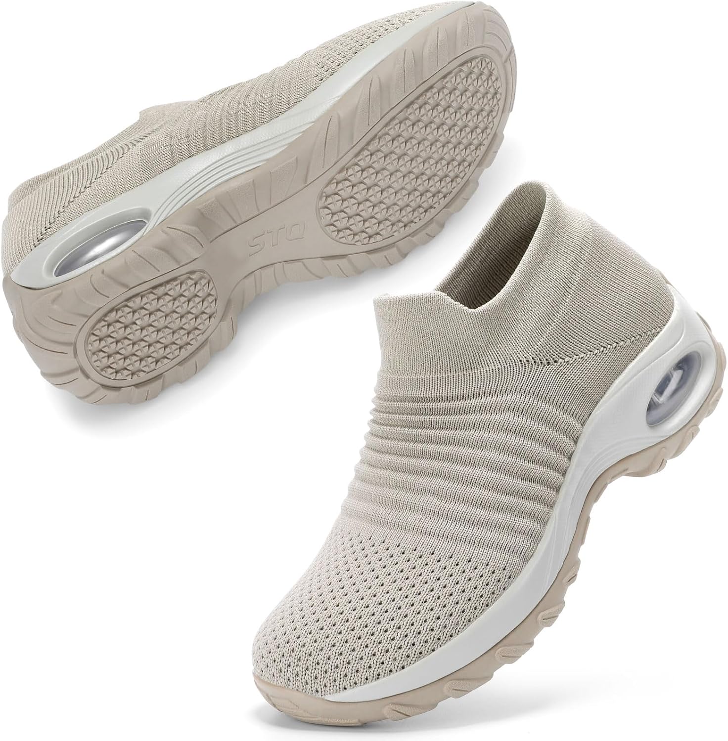 STQ Walking Shoes for Women with Arch Support and Comfort