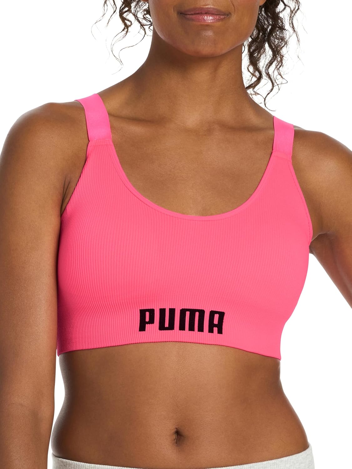 PUMA Women's 2 Pack Seamless Sports Bra for Ultimate Comfort