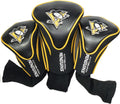NHL Numbered 1, 3 & X Headcovers - Velour Lined Driver & Hybrid Set