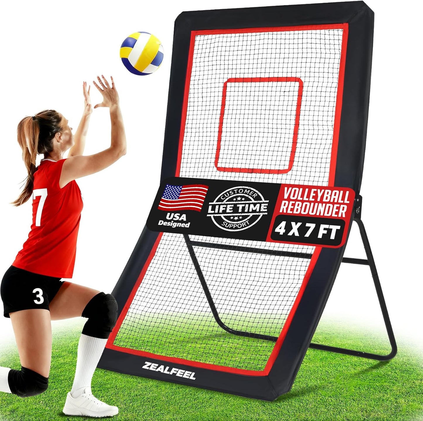 Lacrosse Rebounder for Backyard Training with Adjustable Angles