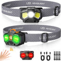 Rechargeable Headlamp 2 Pack 1400 Lumens LED Headlamp - Bright, Motion