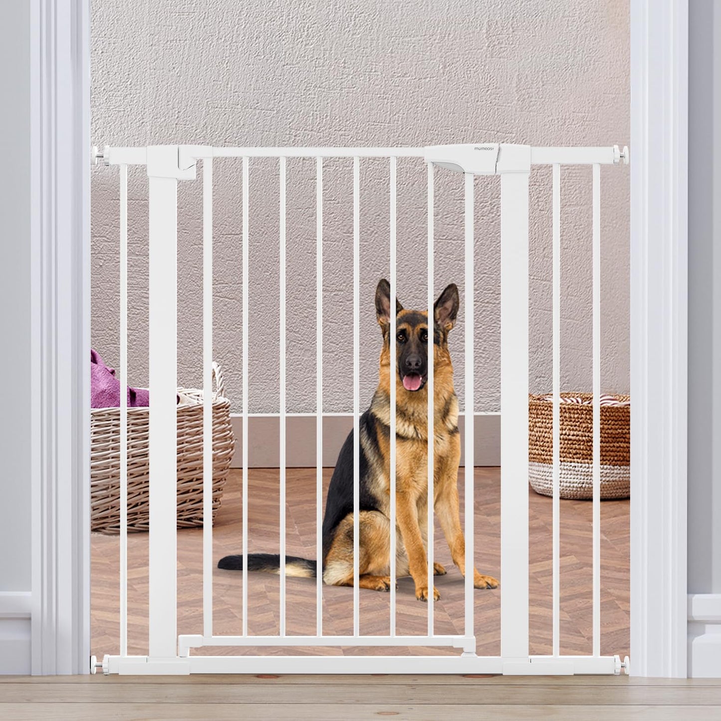 Extra Tall Auto Close Pet Gate - Keep Your Dog Safe!