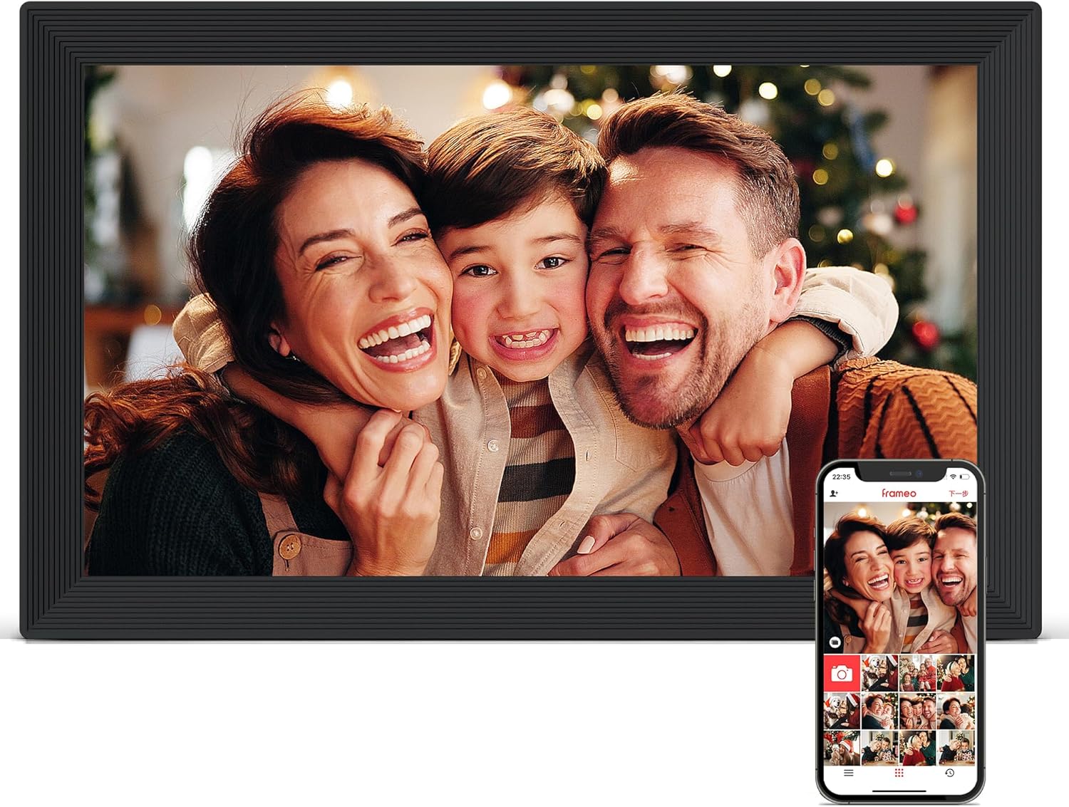 Digital Picture Frame WiFi 15.6 Inch with Touch Screen and Memory