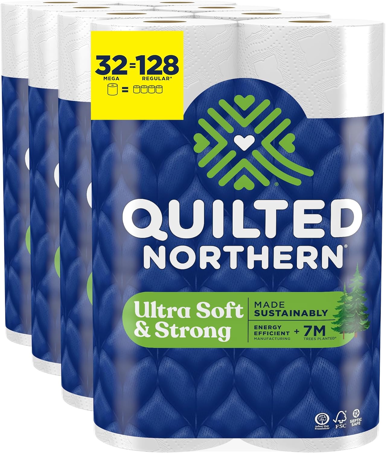 Quilted Northern Ultra Soft & Strong Toilet Paper, 32 Mega Rolls