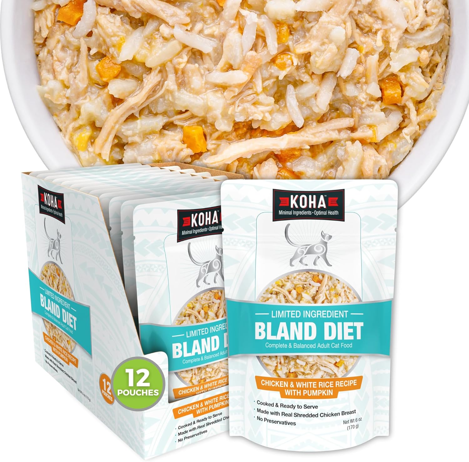 KOHA Pet Limited Ingredient Wet Cat Food for Sensitive Stomachs