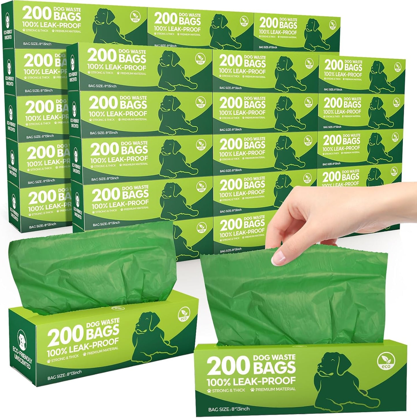 Harloon 6000 Counts Dog Poop Waste Bags for Easy Cleanup