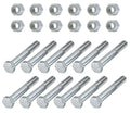 Grade 5 Shear Bolts for Rotary Cutters 1/2 in x 3-1/2 in - 12 Pack