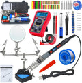 Soldering Iron Kit 80W Adjustable Temperature - Complete Electronics