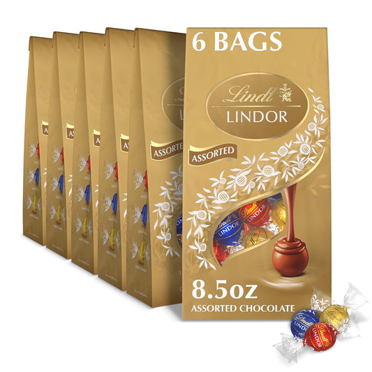 Lindt LINDOR Assorted Chocolate Truffles for Sweet Moments
