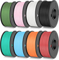 High Speed PLA 1.75mm Matte Filament Bundle - Fast, Frosted Finish