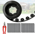 40 ft Fence Edging for Landscaping - Flexible Garden Border Kit