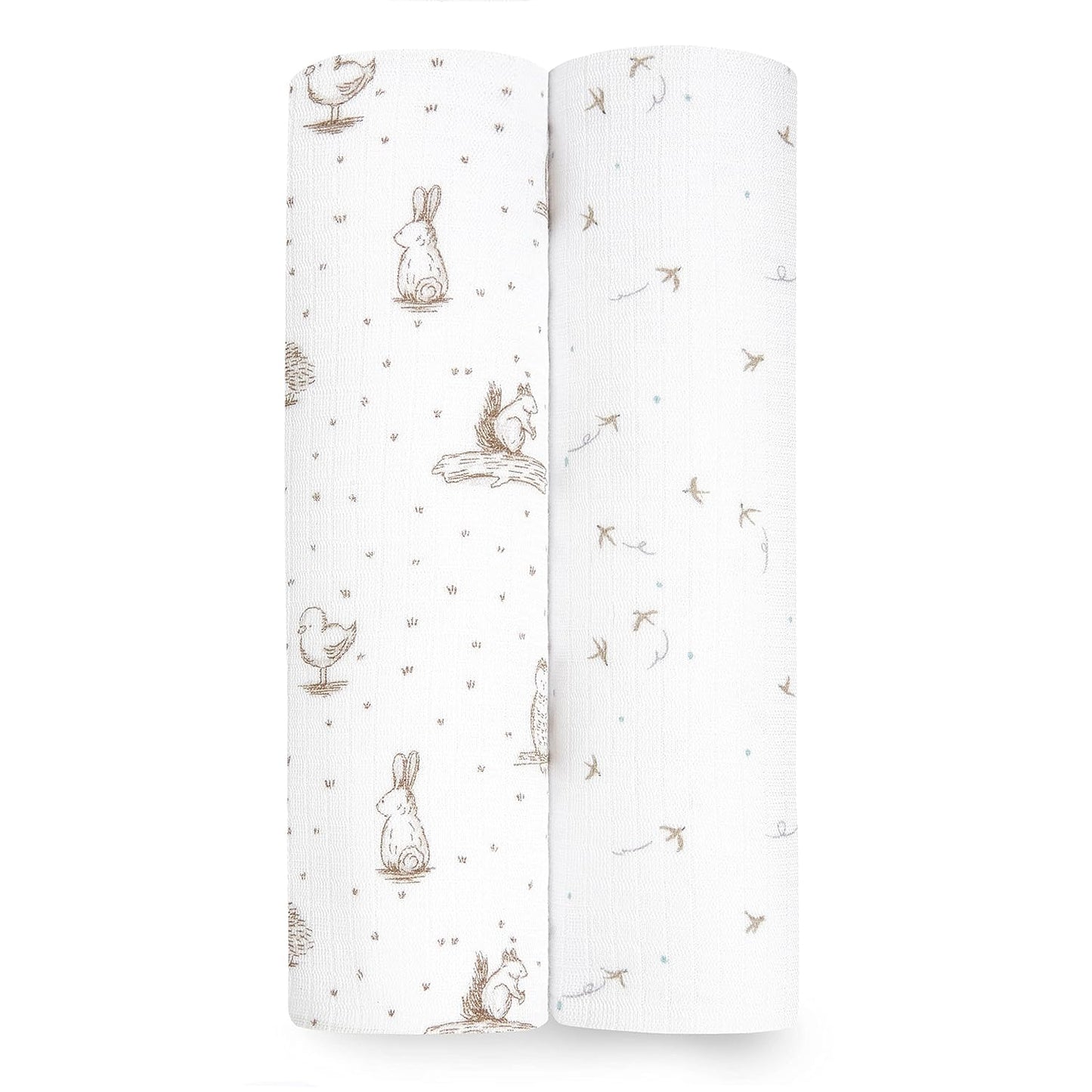 aden + anais Silky Soft Swaddle Blanket Set for Newborns