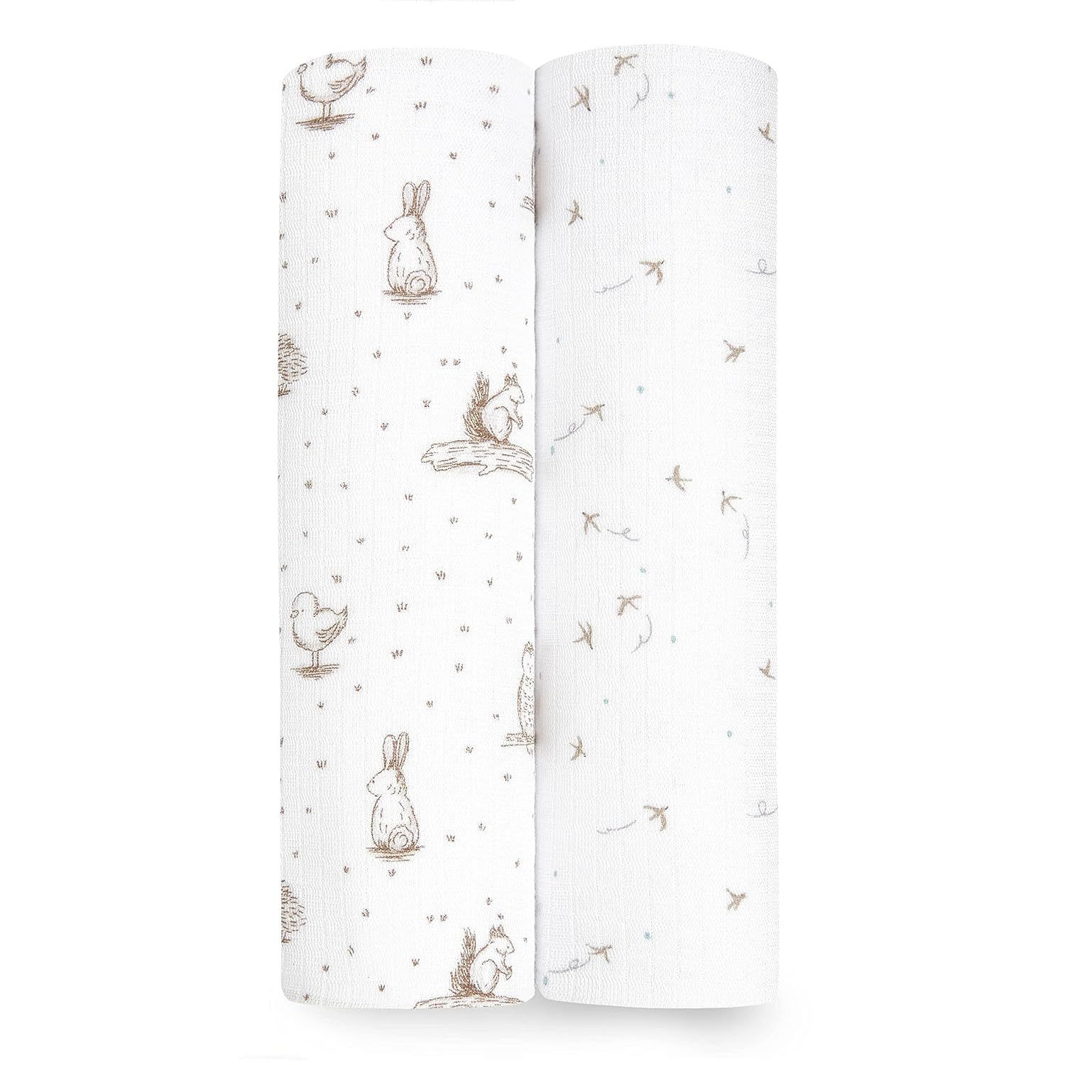 aden + anais Silky Soft Swaddle Blanket Set for Newborns