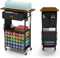 Craft Organizers and Storage Cart with Vinyl Roll Holder - Mobile