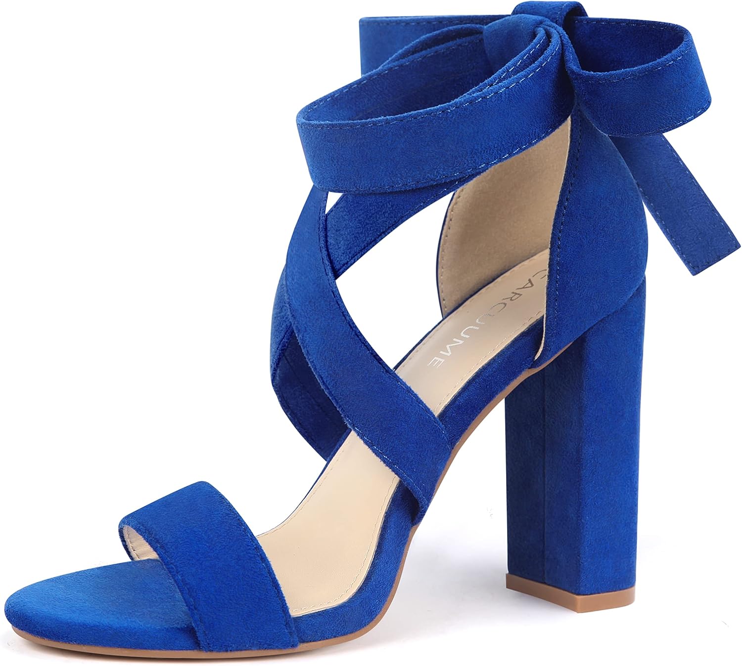Strappy Heels for Women with Chunky Block Heel Design