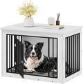 Dog Crate Furniture 38.2 in for Large Dogs - 2-in-1 Side Table