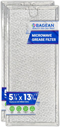 Microwave Filter Replacement 13.3 in x 5.85 in - Grease Mesh 2-Pack