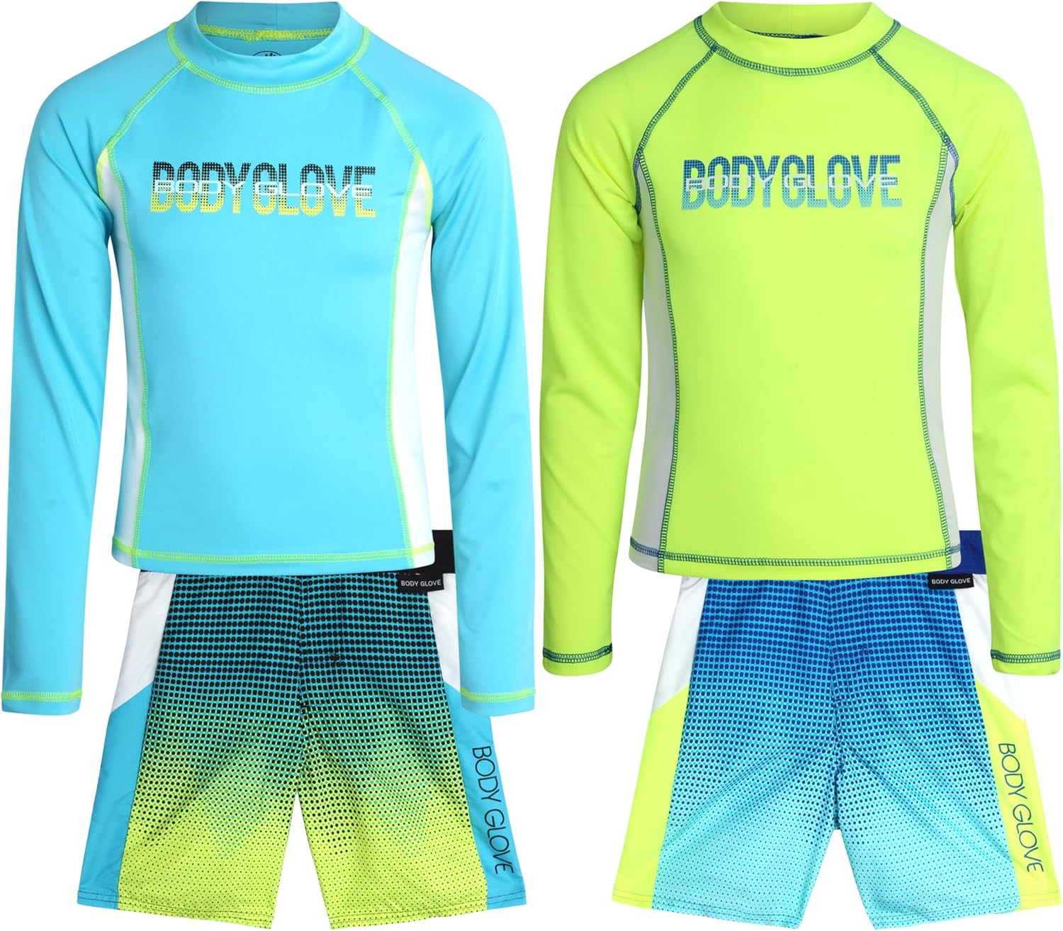 Boys' Swim Trunks 3 Pack UPF 50+ Quick Dry Board Shorts