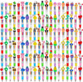 120Pcs Mini Multicolor Pens 4-in-1 Cute Pens for Kids - Party Favors