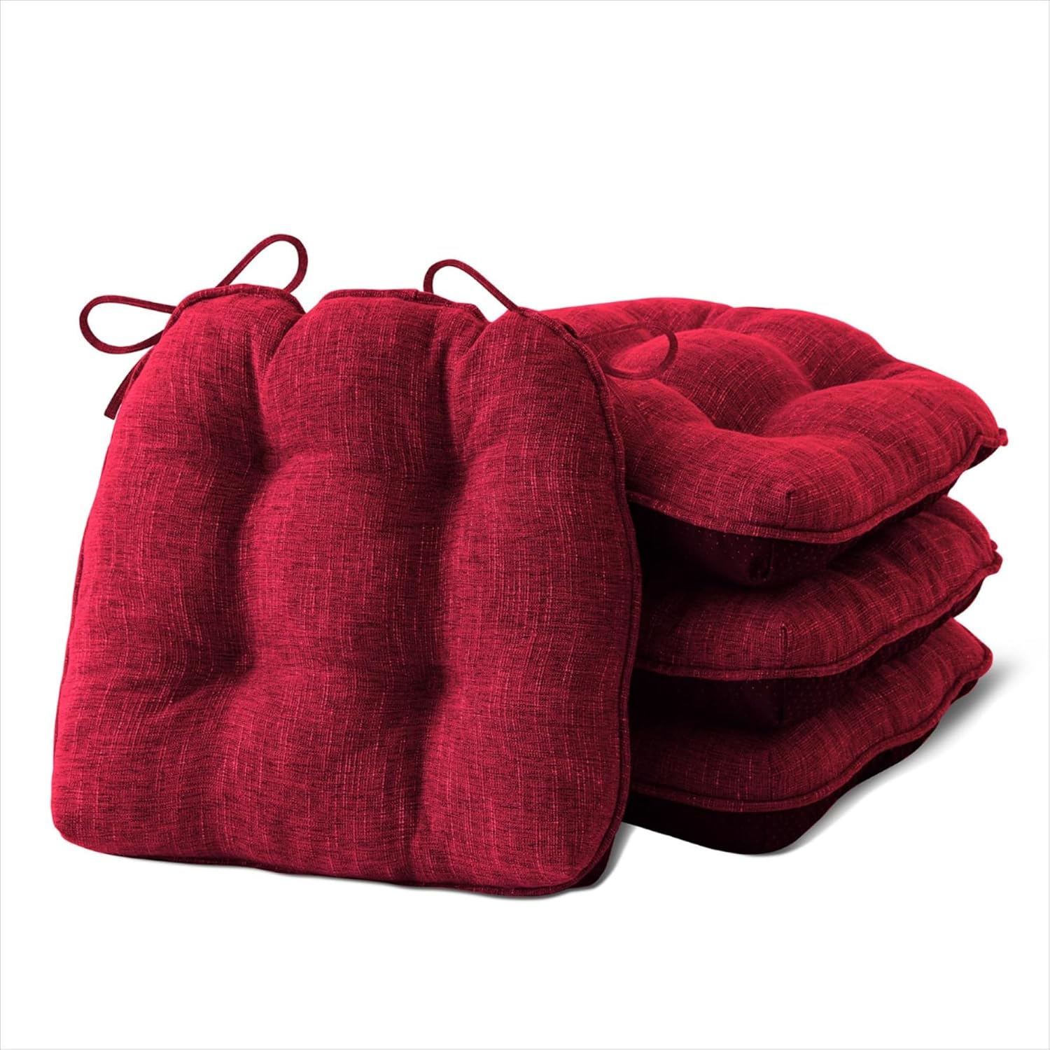 Chair Cushions for Dining Chairs Set of 4 with Non-Slip Backing