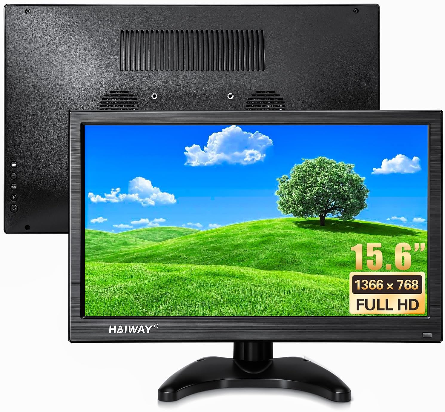 15.6 Inch Small HDMI Monitor with Multi-Ports for Versatile Use