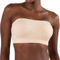 Truekind Wireless Strapless Bra Bandeau - Supportive Seamless Fit Bras