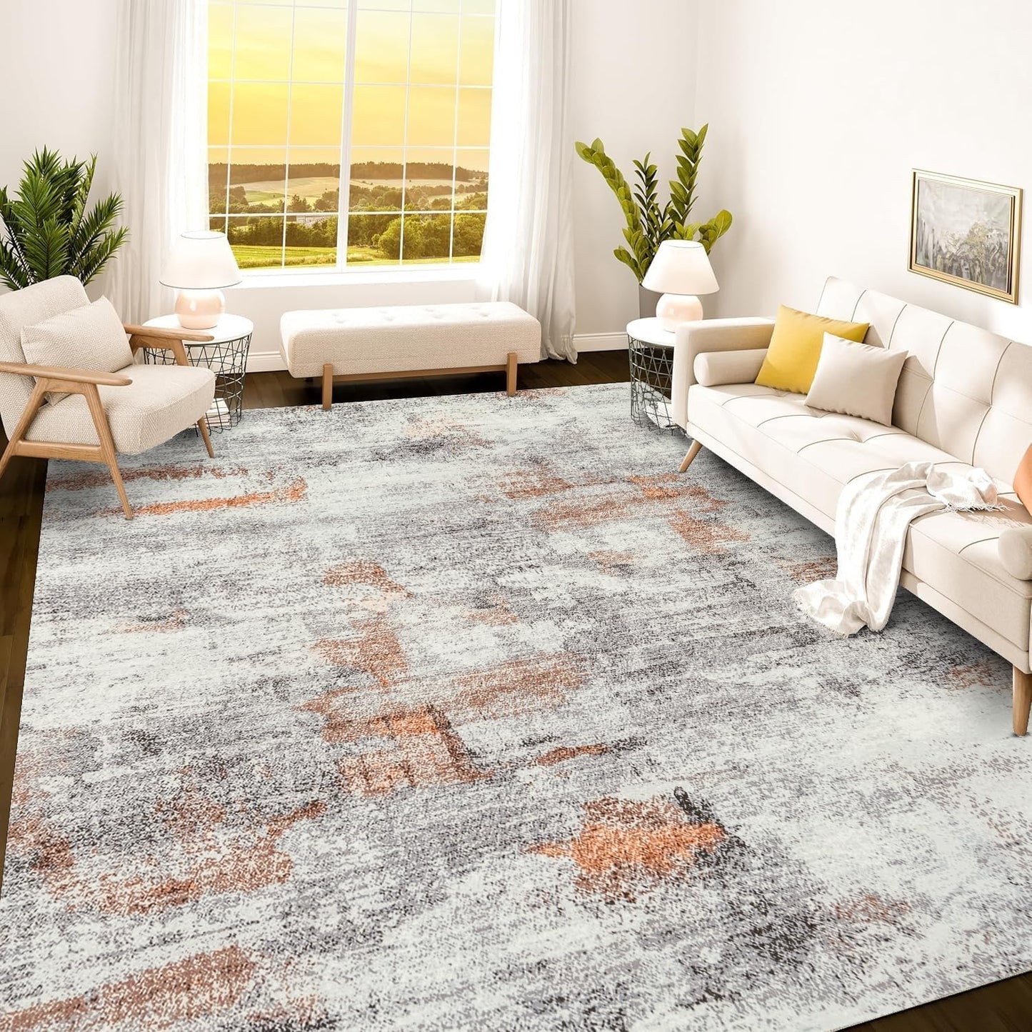 Istana 9x12 Area Rug - Stylish, Soft, and Eco-Friendly Design
