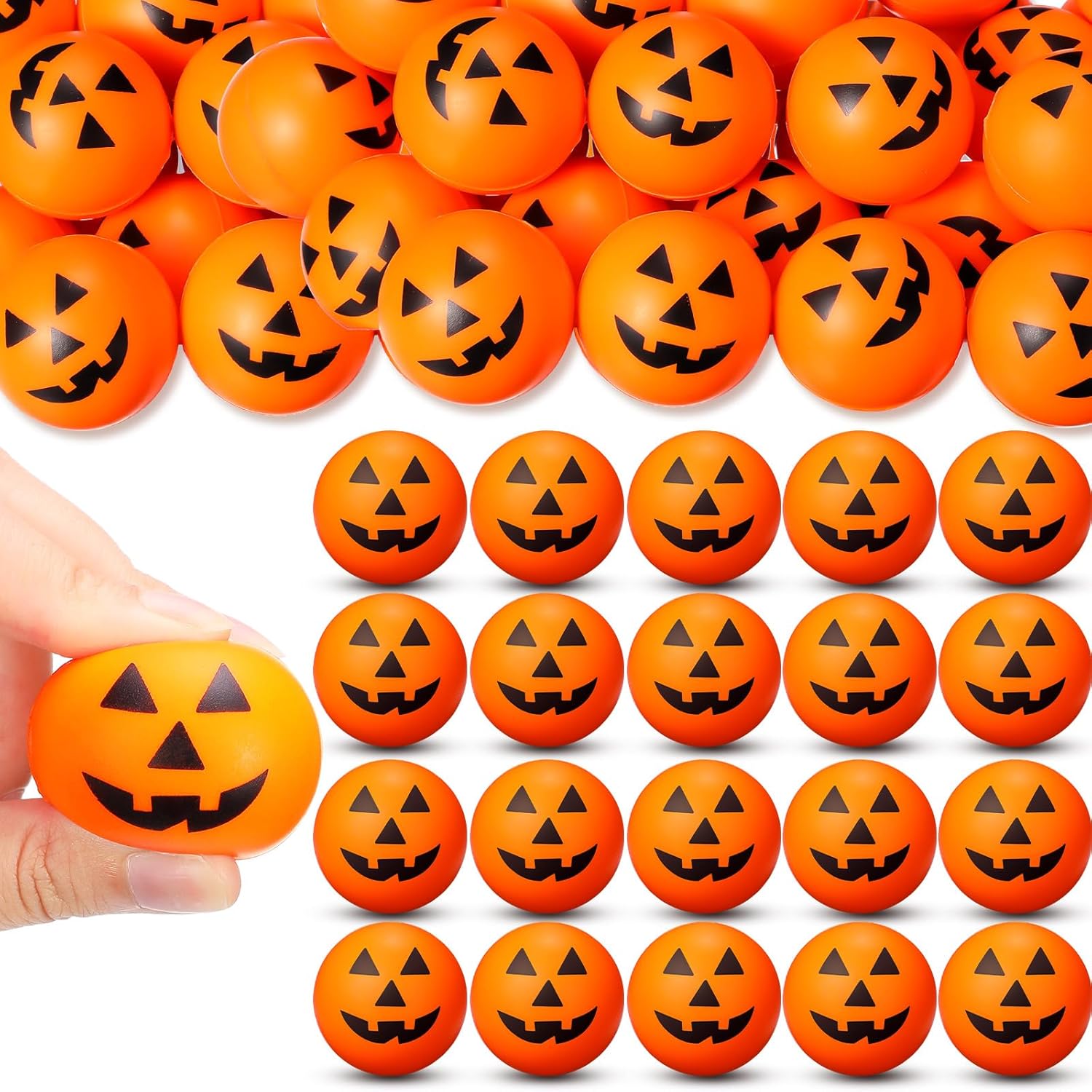 Mini Pumpkin Stress Balls for Halloween Fun and Relaxation