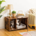 HOOBRO Cat Litter Box Enclosure, Stylish Hidden Furniture