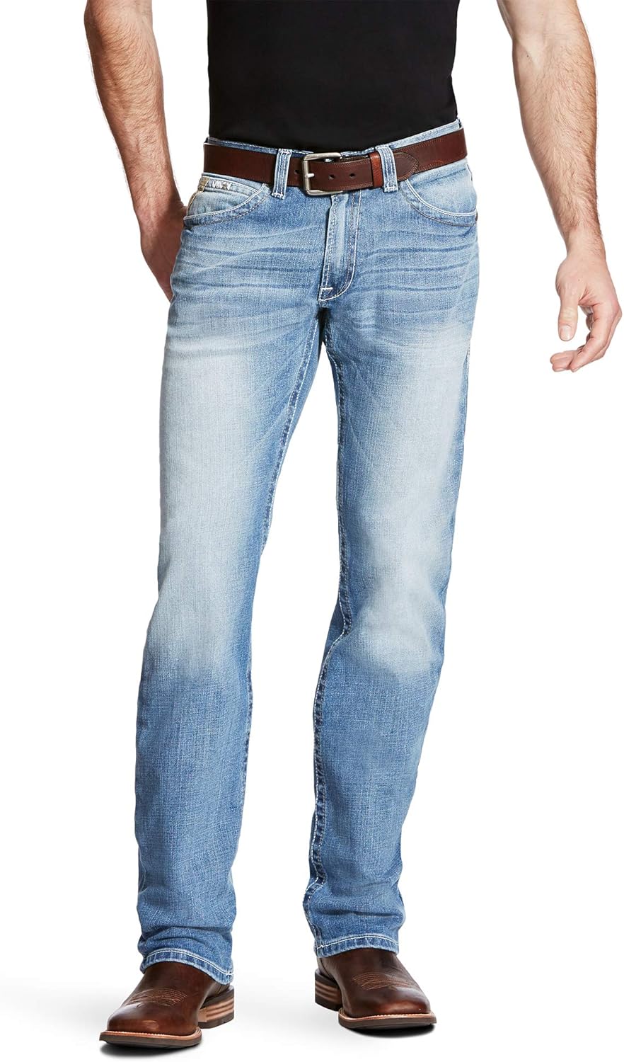 ARIAT Men's M2 Relaxed Cole Boot Cut Jeans for Comfort