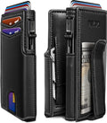 Men Wallet with Money Clip and RFID Card Holder - Slim Front Pocket