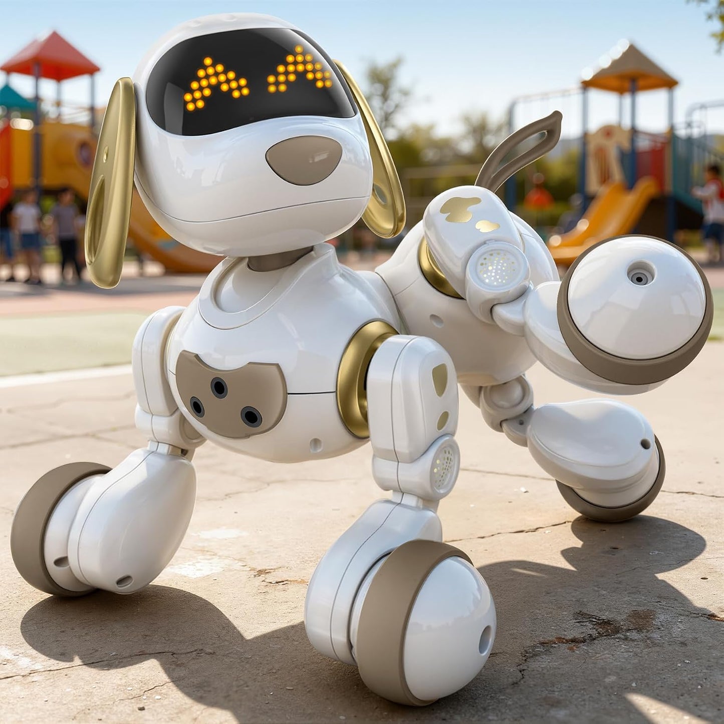 Ruko 18011 Smart Robot Dog with 30 LED Expressions for Kids