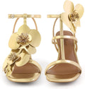 Women's Orchid Strappy Heel Sandals - 3 1/6in Mid Heel Dressy