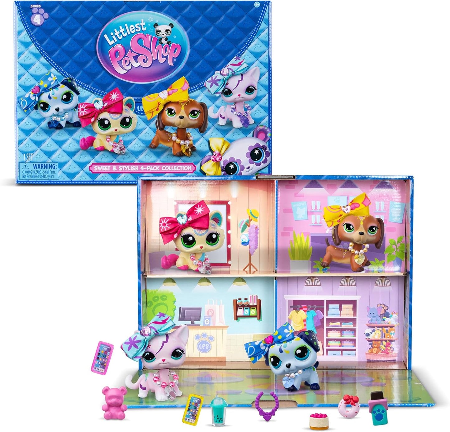 Littlest Pet Shop Sweet & Stylish Bundle Set by Basic Fun