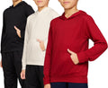 PURE CHAMP Boys 3-Pack Mesh Hoodies - Lightweight Active Pullover