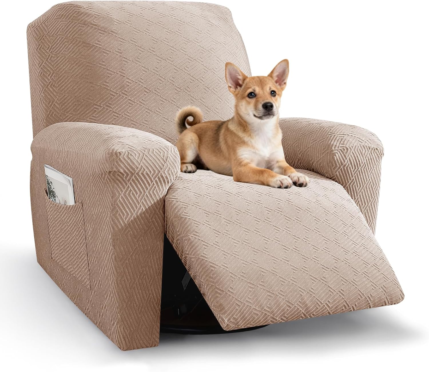 XINEAGE Recliner Chair Covers 4 Pieces for Ultimate Protection