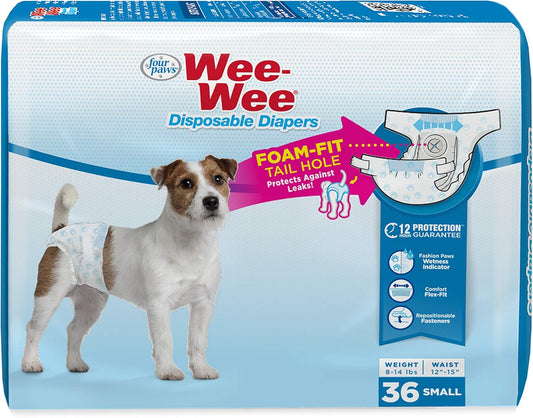 Super Absorbent Dog Diapers for Puppies, Leak-Proof Protection