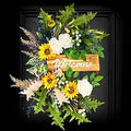 Spring Wreaths for Front Door 22 in Sunflower Wreath for Summer