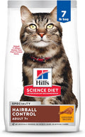 Hill's Science Diet Hairball Control for Senior Cats, 7 lb Bag