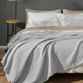 100% Cotton Waffle Weave Blanket Twin Size - Lightweight, Snag