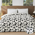 Cow Print Electric Heated Blanket King Size - Fast, Even Warmth
