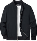Men's Bomber Jacket Lightweight Casual Zip Up Windbreaker (Style BXG8)