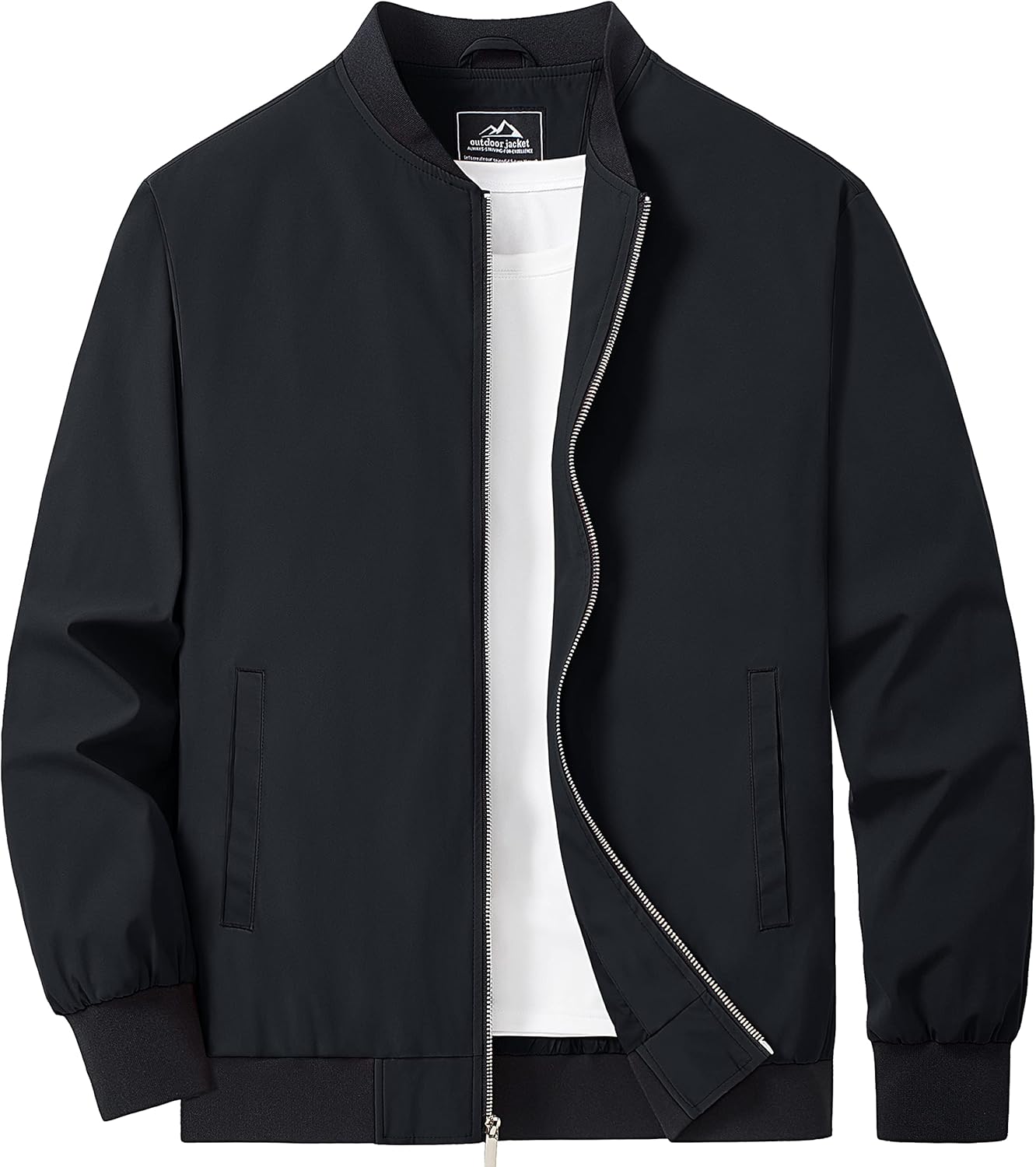 Lightweight Casual Zip Up Bomber Jacket for Men by MAGCOMSEN