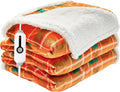 Electric Heated Blanket Full Size 72in x 84in - Microplush & Sherpa
