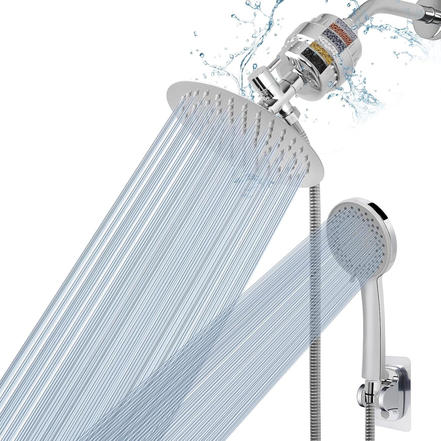NearMoon Filtered Shower Head with High Pressure and 5 Settings
