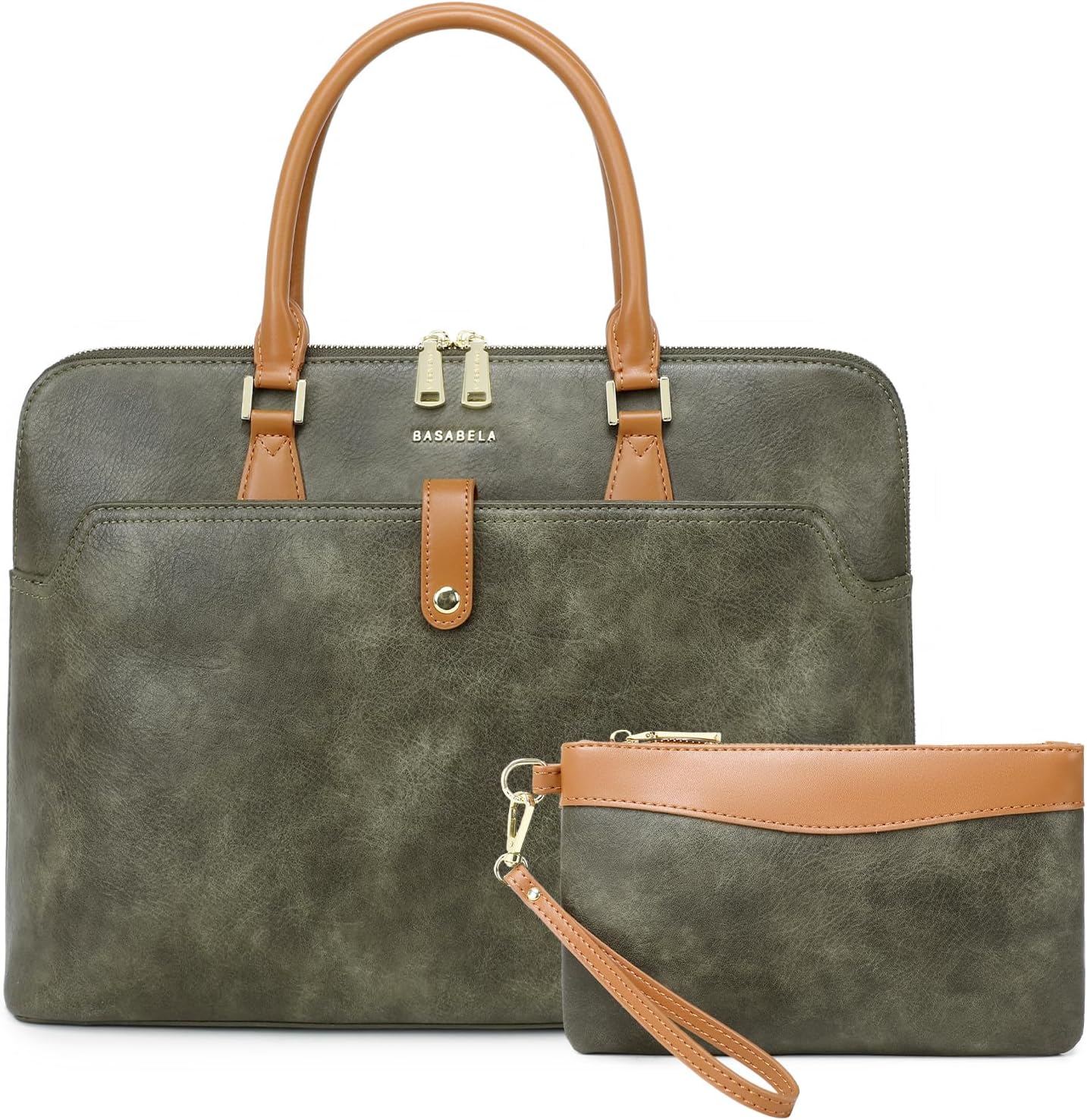 Tie Dye Handmade Laptop Vegan Leather Briefcase Tote Bags