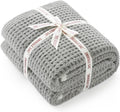 Snuggle Sac Ultra Soft Waffle Throw Blanket 50x60 in - Cozy Reversible