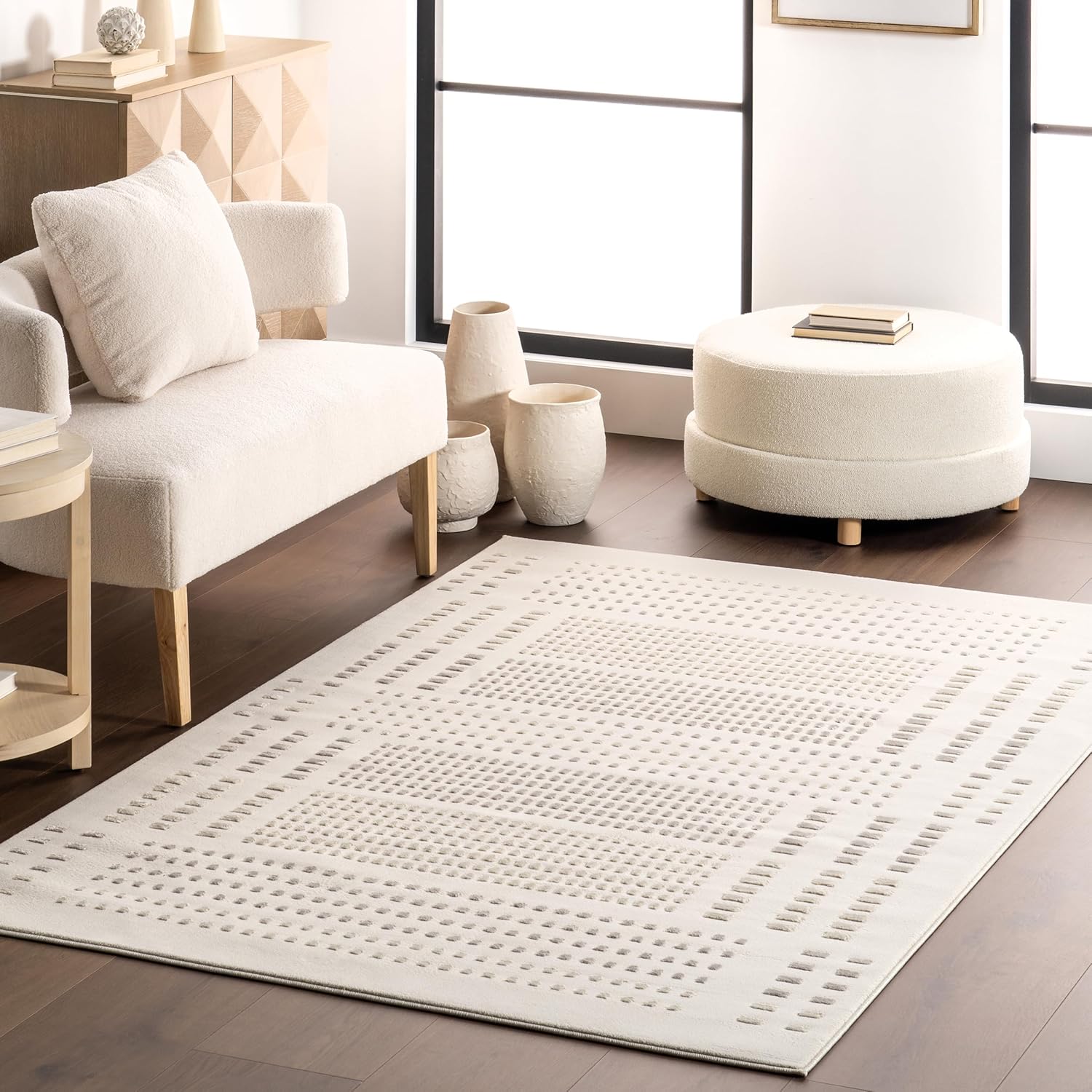 nuLOOM 5ft x 8ft Indoor Area Rug - Stylish & Machine Washable