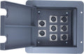 Pro Audio Recessed Stage in Floor Pocket Box Black - Flush Mount