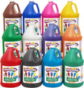 Colorations Paraben-Free Washable Tempera Paint Gallon Set - 12 Colors